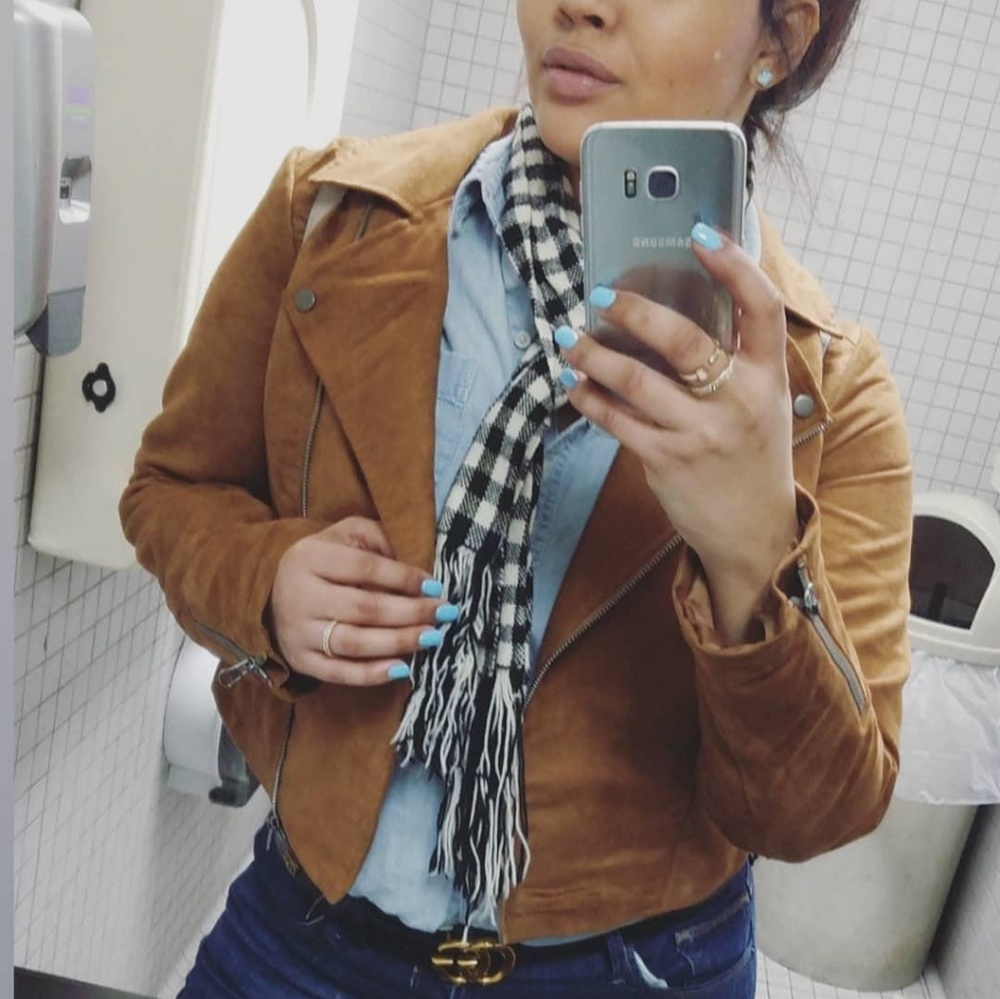 Faux Suede 
Jacket